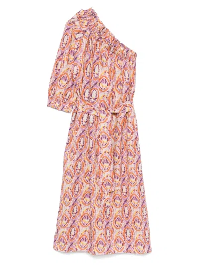 Suncoo Cool Maxi Dress In Purple