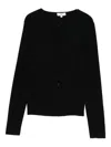 Suncoo Cotton Cardigan In Black