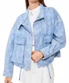 Suncoo Dixie Denim Jacket In Blue In Blue