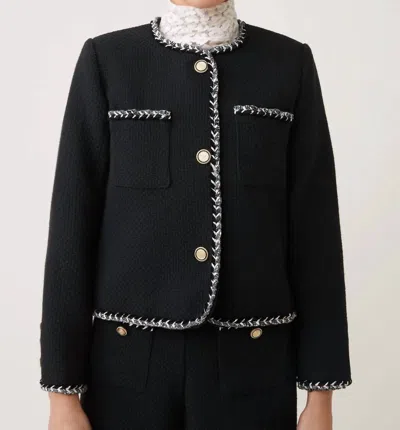 SUNCOO DONNA JACKET IN BLACK