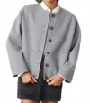 Suncoo Eddy Doubleface Jacket In Gris Chine In Gray