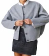Suncoo Eddy Doubleface Jacket In Gris Chine In Gray