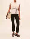 Suncoo Elvis Vest In Cream In White