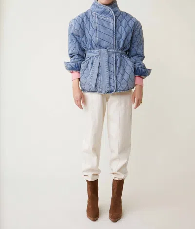 Suncoo Eric Jean Jacket In Blue
