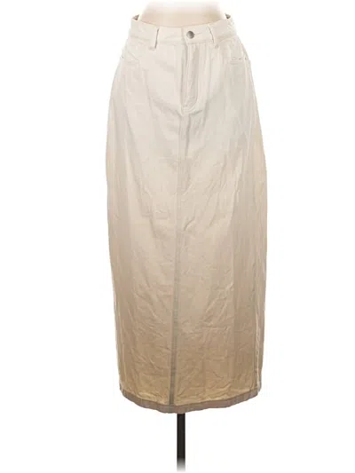 Pre-owned Suncoo Formal Skirt In Ivory