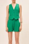 Suncoo Becky Shorts In Green