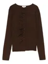 Suncoo Gamira Cardigan In Brown