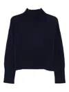 Suncoo High-neck Sweatshirt In Blue