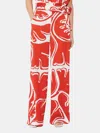 Suncoo Jahel Pant In Geranium In Red