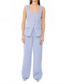 Suncoo Joana Trouser In Bleu In Multi