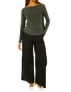 Suncoo Johan Pant In Black In Black