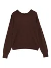 Suncoo Layered Jumper In Brown