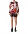 Suncoo Lila Blouse In Multicolor In Pink