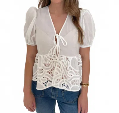 Suncoo Lina Blouse In Off White