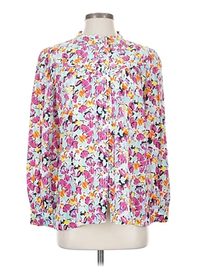 Pre-owned Suncoo Long Sleeve Blouse In Pink