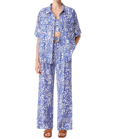 Suncoo Lorna Vacation Top In Blue