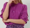Suncoo Lou Blouse In Violet In Multi