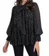 Suncoo Louka Blouse In Black/wht In Multi