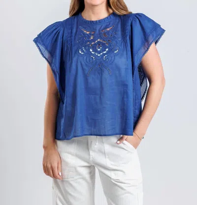Suncoo Love Blouse In Blue
