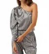 Suncoo Luna Blouse In Argent In Gray