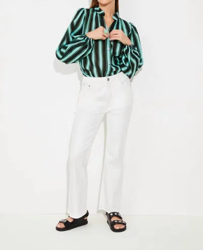 Suncoo Lupe Blouse In Turquoise
