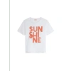 SUNCOO MEDAN 'SUNSHINE' T-SHIRT IN WHITE FROM