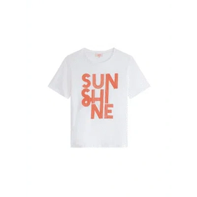 Suncoo Medan 'sunshine' T-shirt In White From