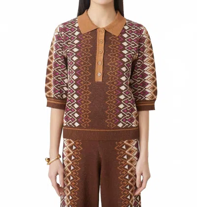 Suncoo Palmer Sweater In Chocolate In Brown