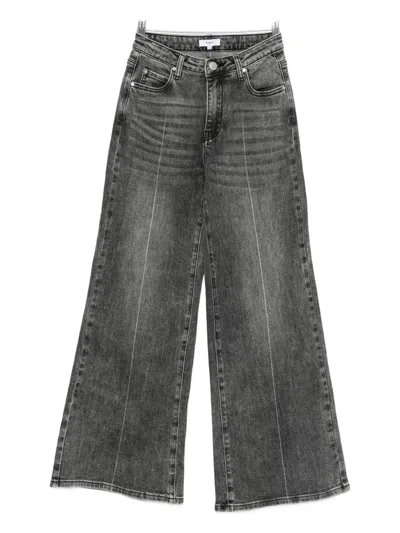 Suncoo Panelled Trousers In Gray