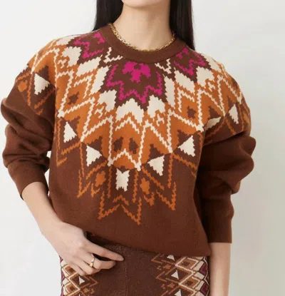 Suncoo Pavarel Sweater In Brown
