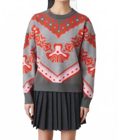 Suncoo Pavaro Sweater In Grey In Gray