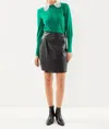 Shop Suncoo Pull Pilgrim Sweater In Emerald In Gold