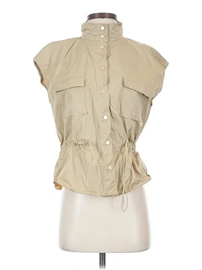 Pre-owned Suncoo Sleeveless Button Down Shirt In Brown