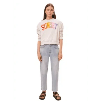 Suncoo Sunset Sweat In Heather Gray From