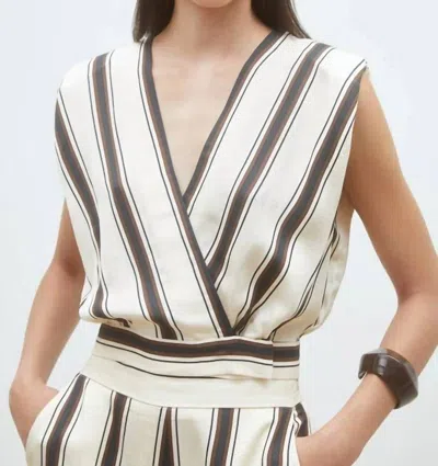 Suncoo The Loane Top In Cream In White
