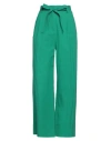 Suncoo Woman Pants Emerald Green Size 2 Cotton In Green