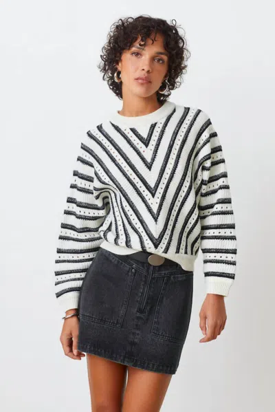 Suncoo Women's Pheana Sweater In Blanc Casse In Brown