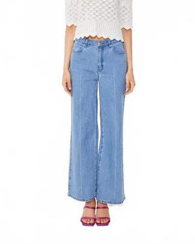 Suncoo Woven Roxy Jeans In Blue
