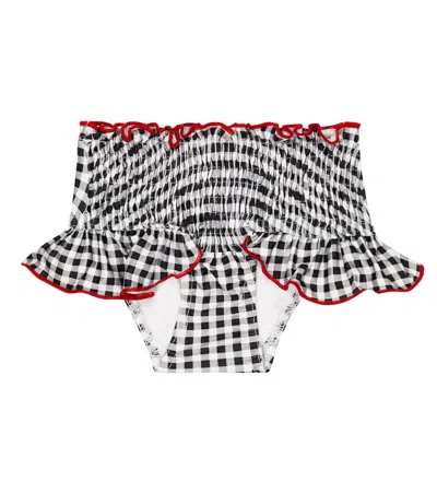 Suncracy Baby Gingham Bikini Bottoms In Ibiza
