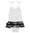 Suncracy Formentera Polka-dot Swimsuit In Formentera