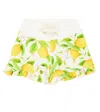 Suncracy Nerja Frill-trimmed Printed Shorts In Yellow