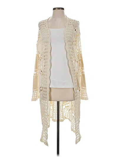 Pre-owned Sundance 3/4 Sleeve Blouse In Ivory