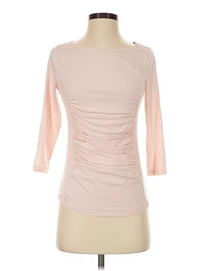 Pre-owned Sundance 3/4 Sleeve Top Pink Boatneck Tops
