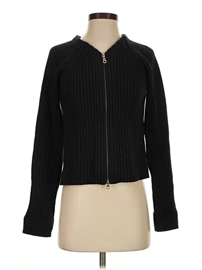 Pre-owned Sundance Cardigan Sweater In Black
