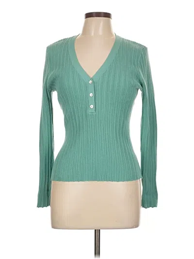 Pre-owned Sundance Cardigan Sweater In Green