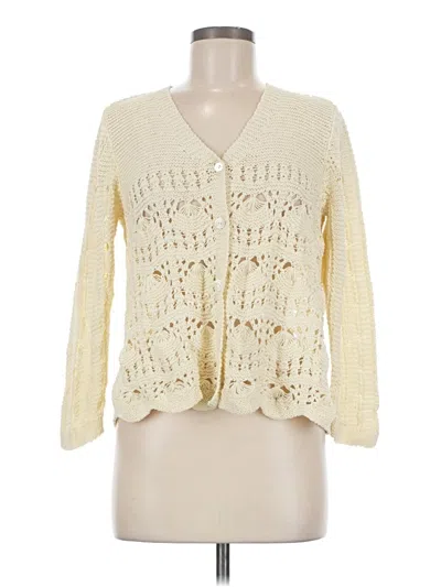 Pre-owned Sundance Cardigan Sweater In Ivory