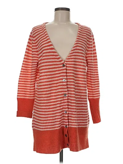 Pre-owned Sundance Cardigan Sweater In Orange
