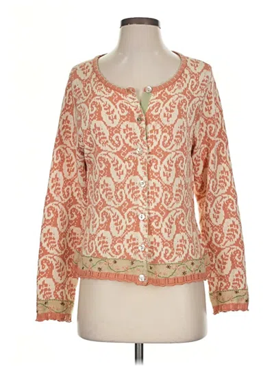 Pre-owned Sundance Cardigan Sweater In Orange