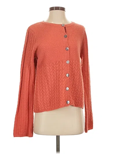 Pre-owned Sundance Cardigan Sweater In Orange
