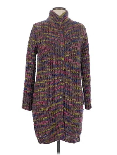 Pre-owned Sundance Cardigan Sweater In Purple